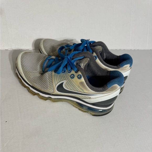 Nike Air Max Flywire White Blue Gray Running Shoe Women’s 6.5 - Picture 3 of 7